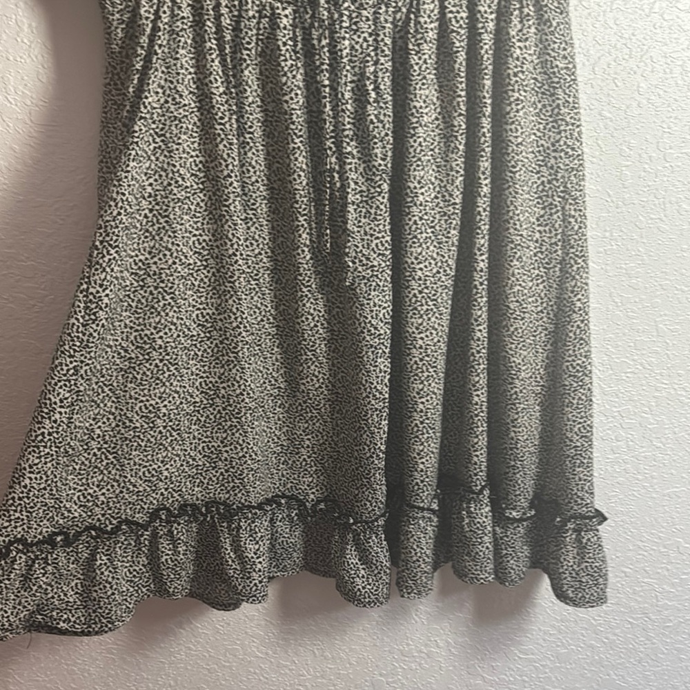 SOLD Sienna Sky Black and White Mini Dress - Picture 5 of 5